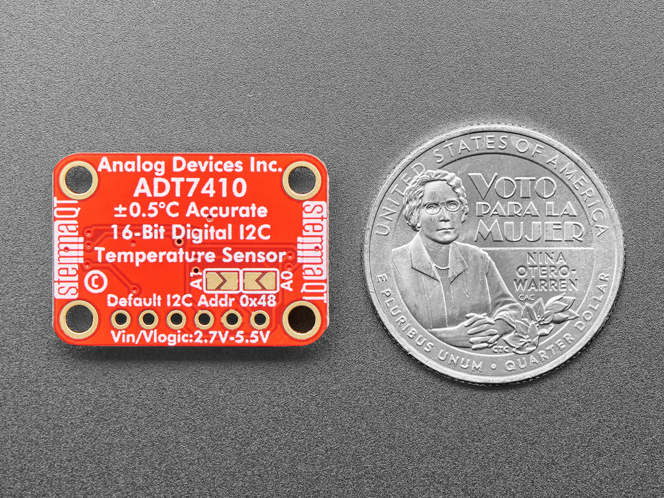 ADT7410 High Accuracy I2C Temperature Sensor Breakout Board - Image 5