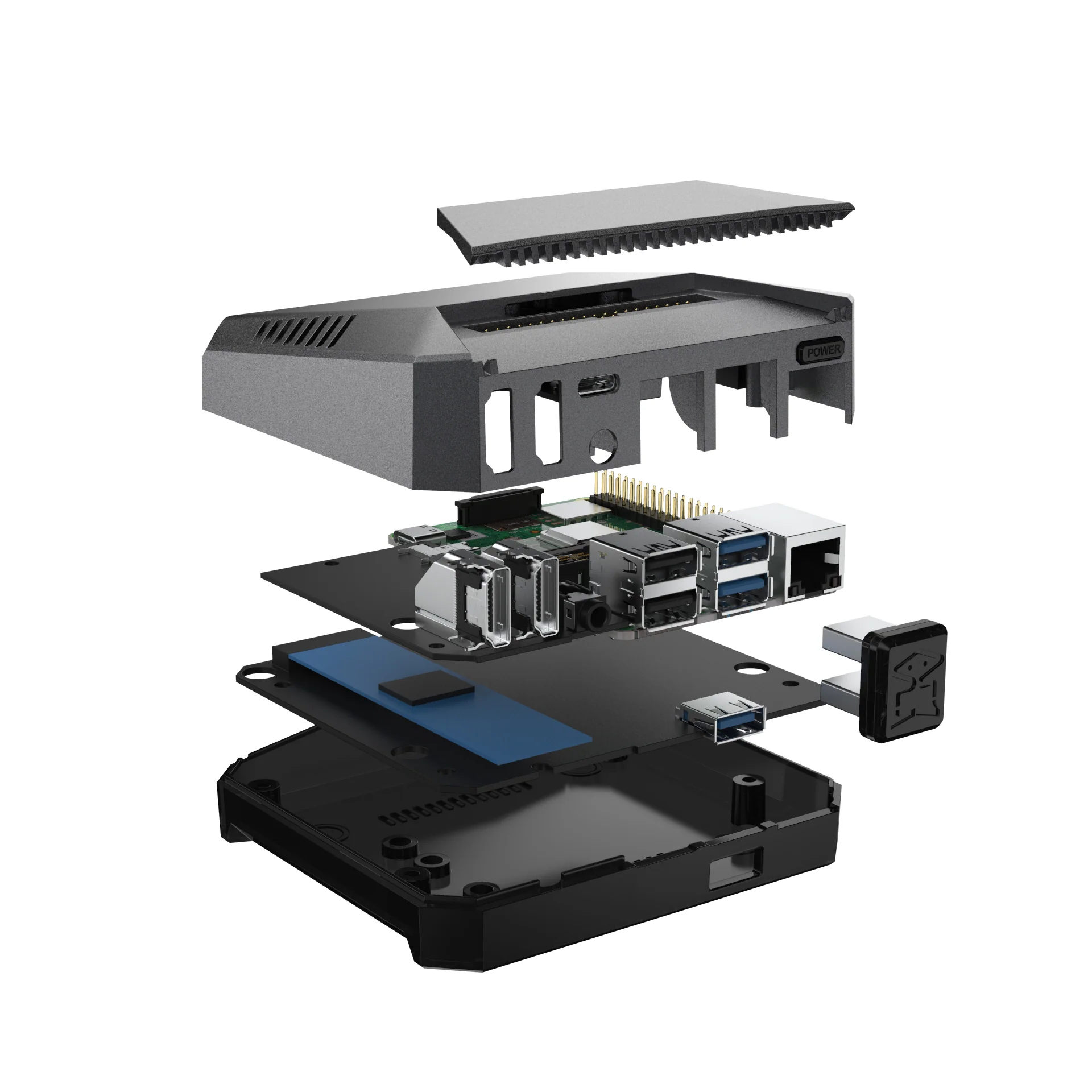 Argon ONE M.2 Case for Raspberry Pi 4 - Image 4