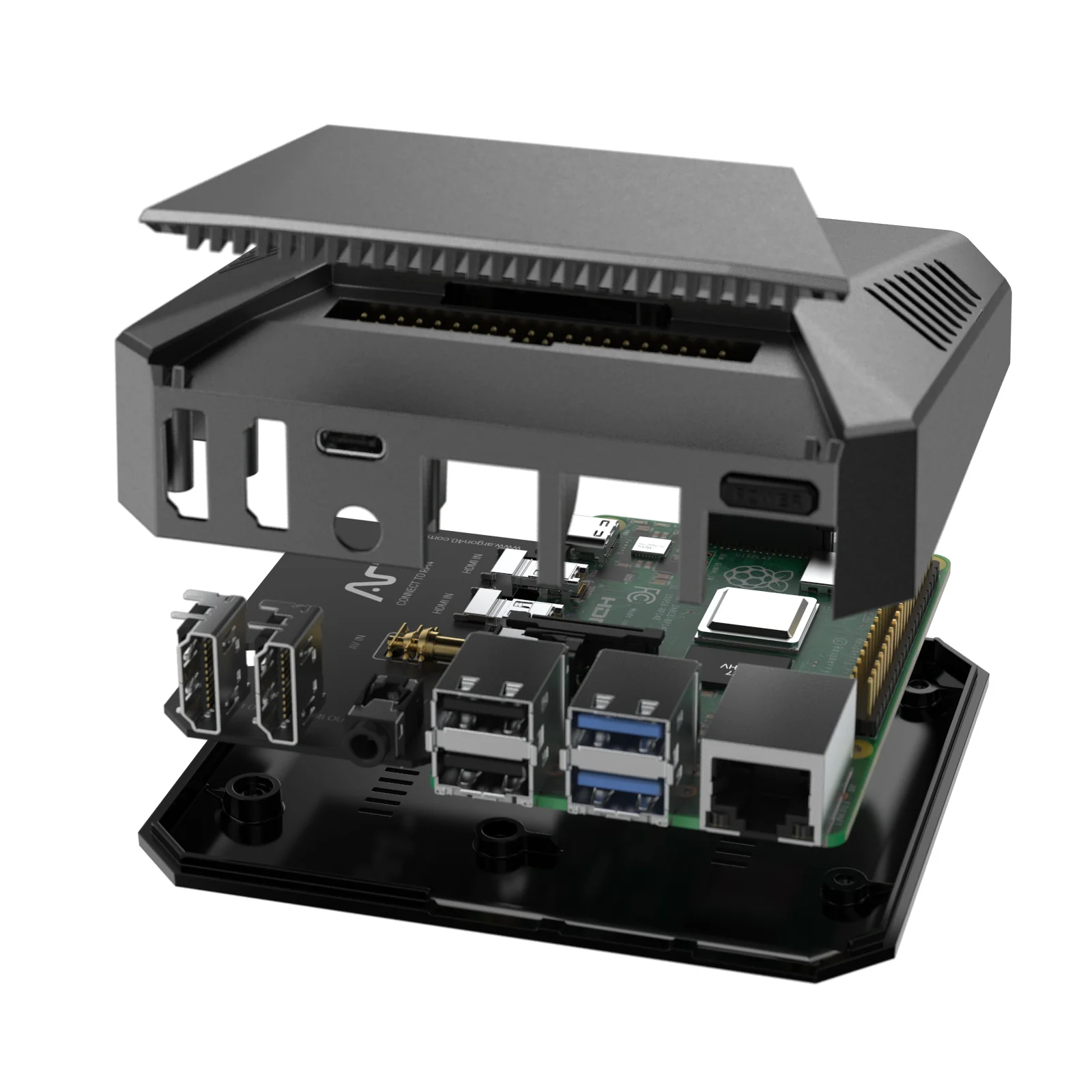 Argon ONE V2 Case for Raspberry Pi 4 - Image 5