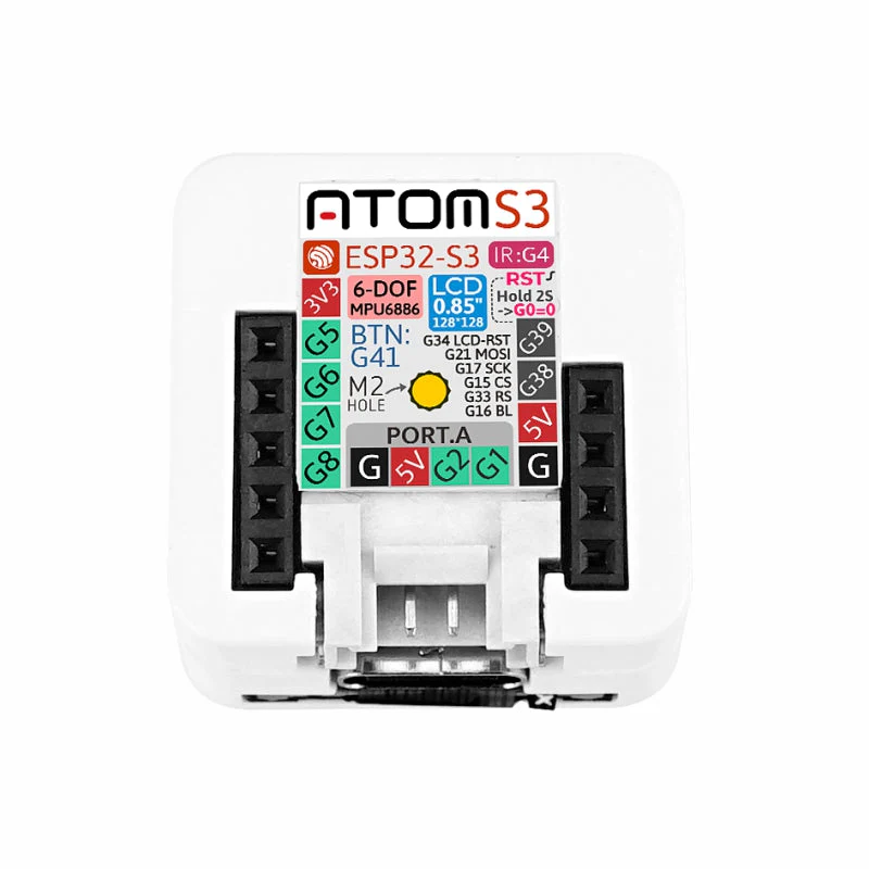 ATOMS3 Dev Kit w/ 0.85-inch Screen - Image 5