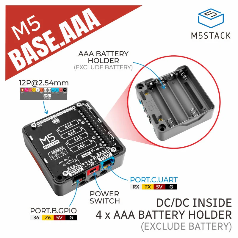Base AAA Battery Holder - Image 2