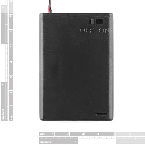 Battery Holder 3xAA with Cover and Switch - Image 2