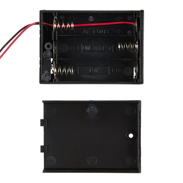 Battery Holder 3xAA with Cover and Switch - JST Connector - Image 3