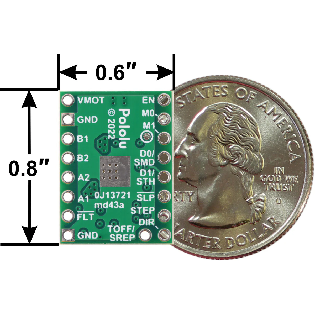 DRV8434A Stepper Motor Driver Carrier - Image 3