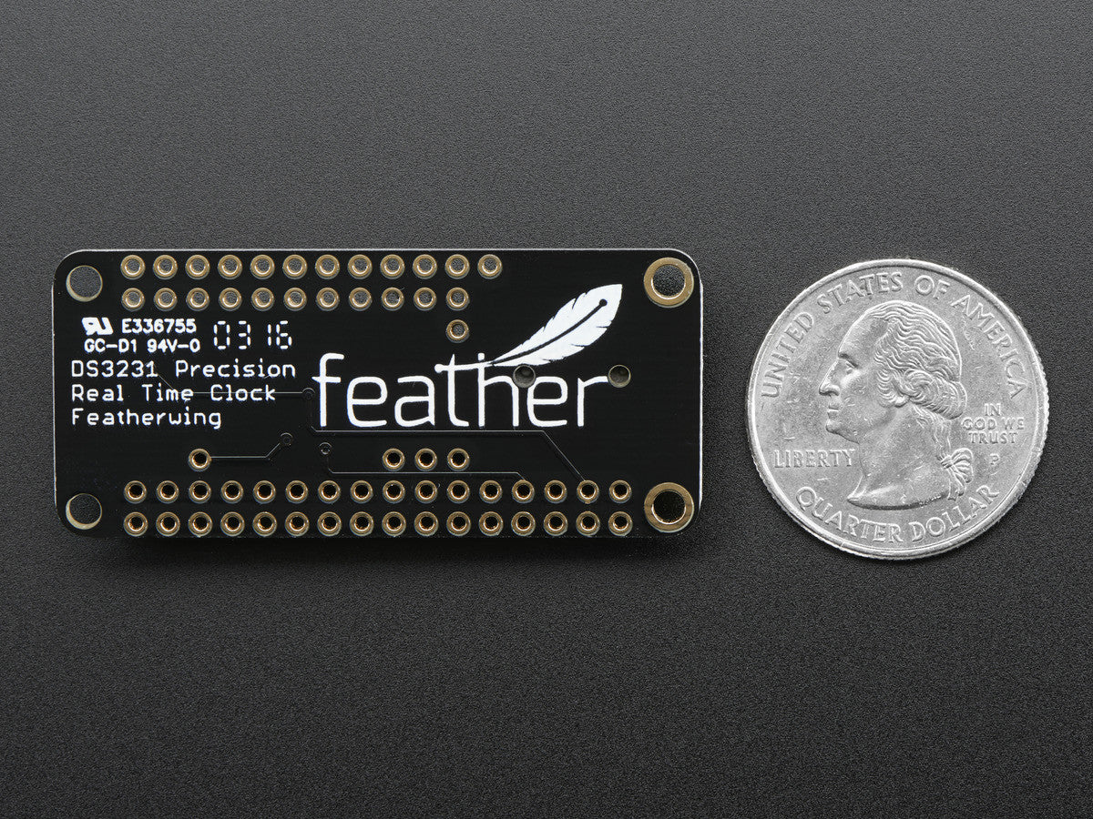 DS3231 Precision RTC FeatherWing - RTC Add-on For Feather Boards - Image 4