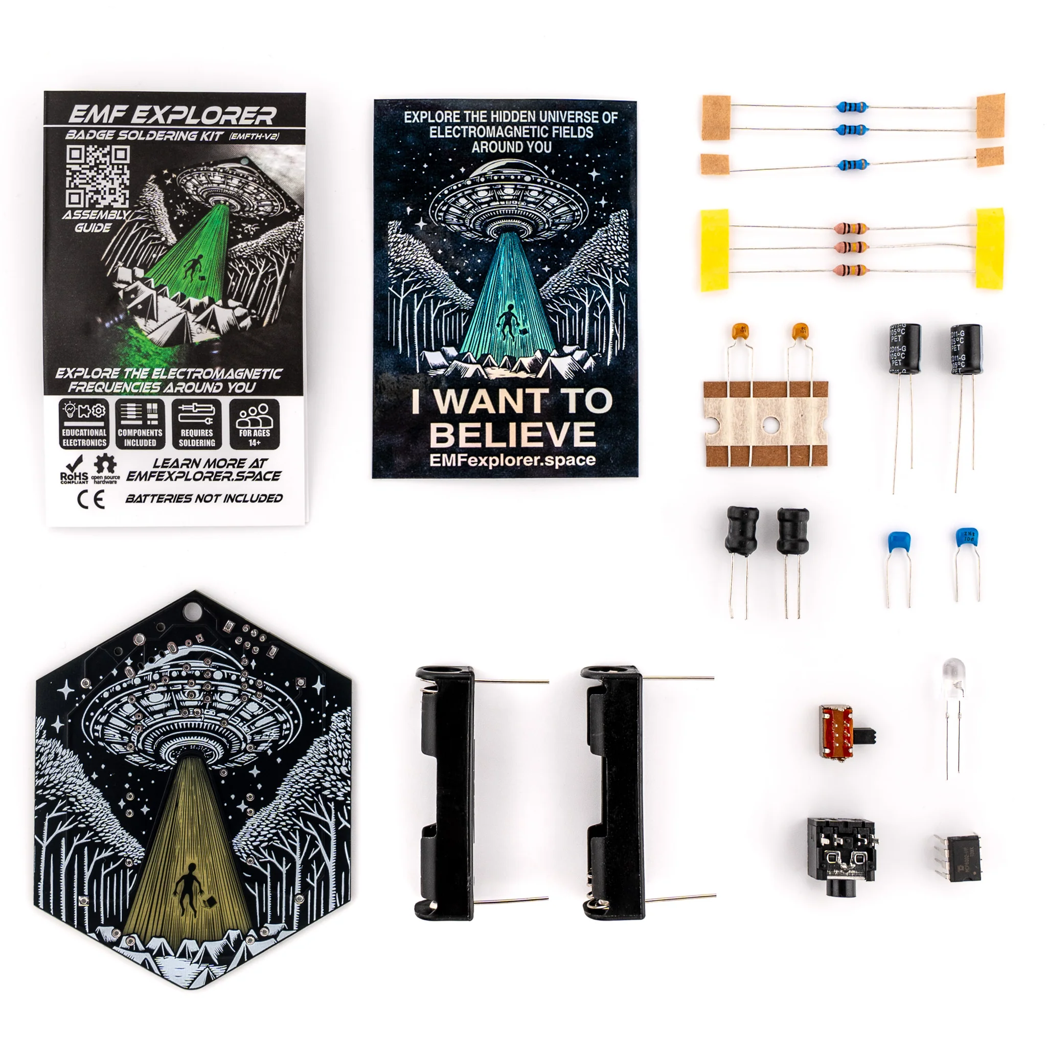 EMF Explorer Badge Soldering Kit - Image 3
