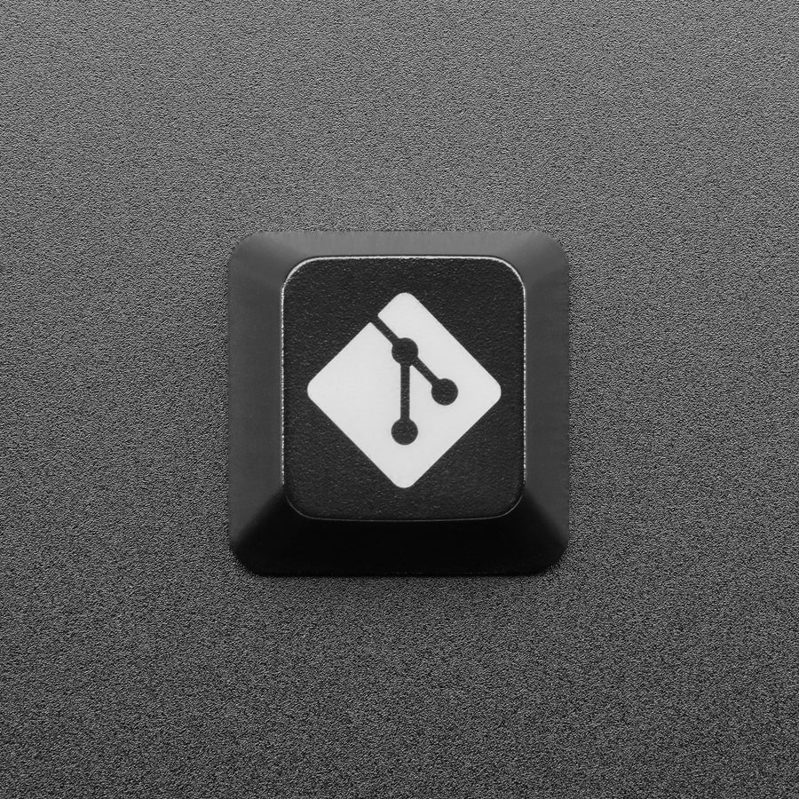 Etched Glow-Through Keycap with GIT Logo - MX Compatible Switches - Image 2