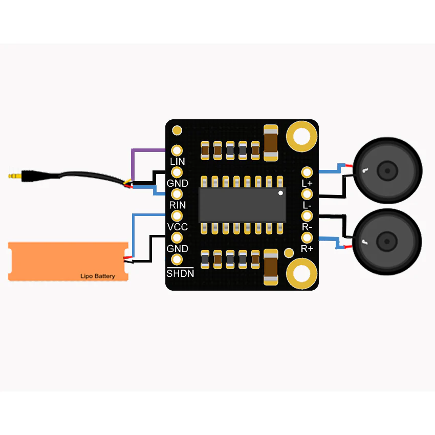 Fermion: 3W Mini Audio Stereo Amplifier (PAM8403) - Image 6