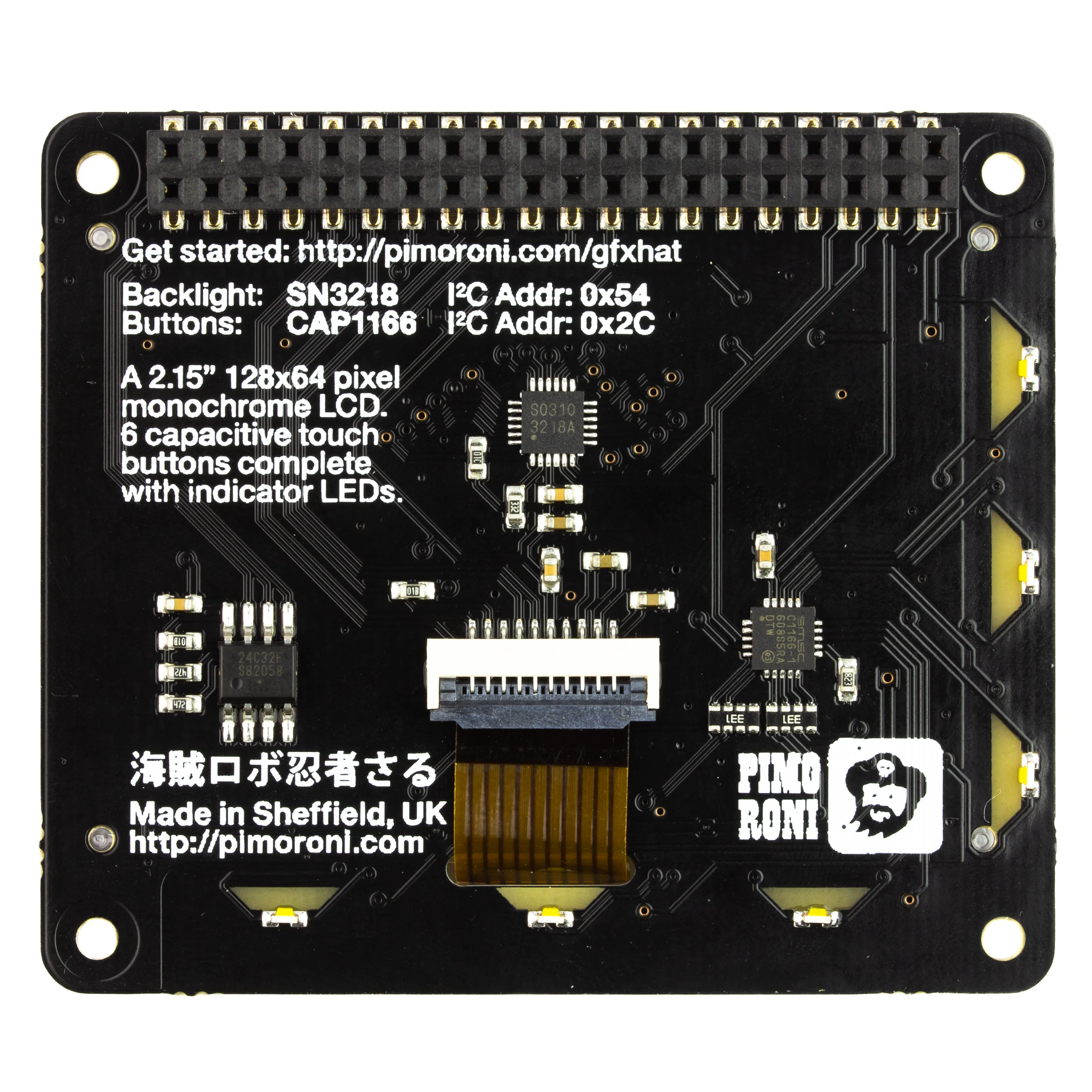 GFX HAT - Retro LCD with RGB Backlight - Image 3