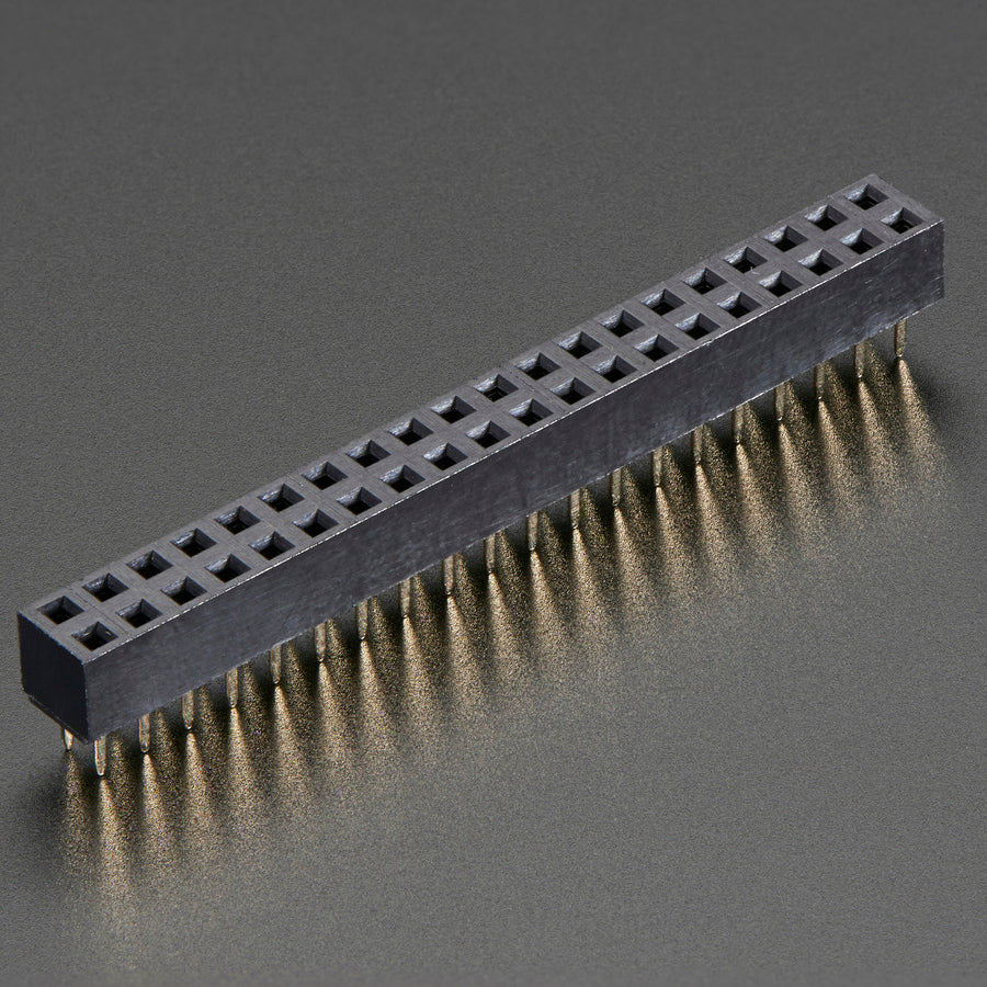 GPIO Header for Raspberry Pi HAT - 2x20 Short Female Header - Image 2