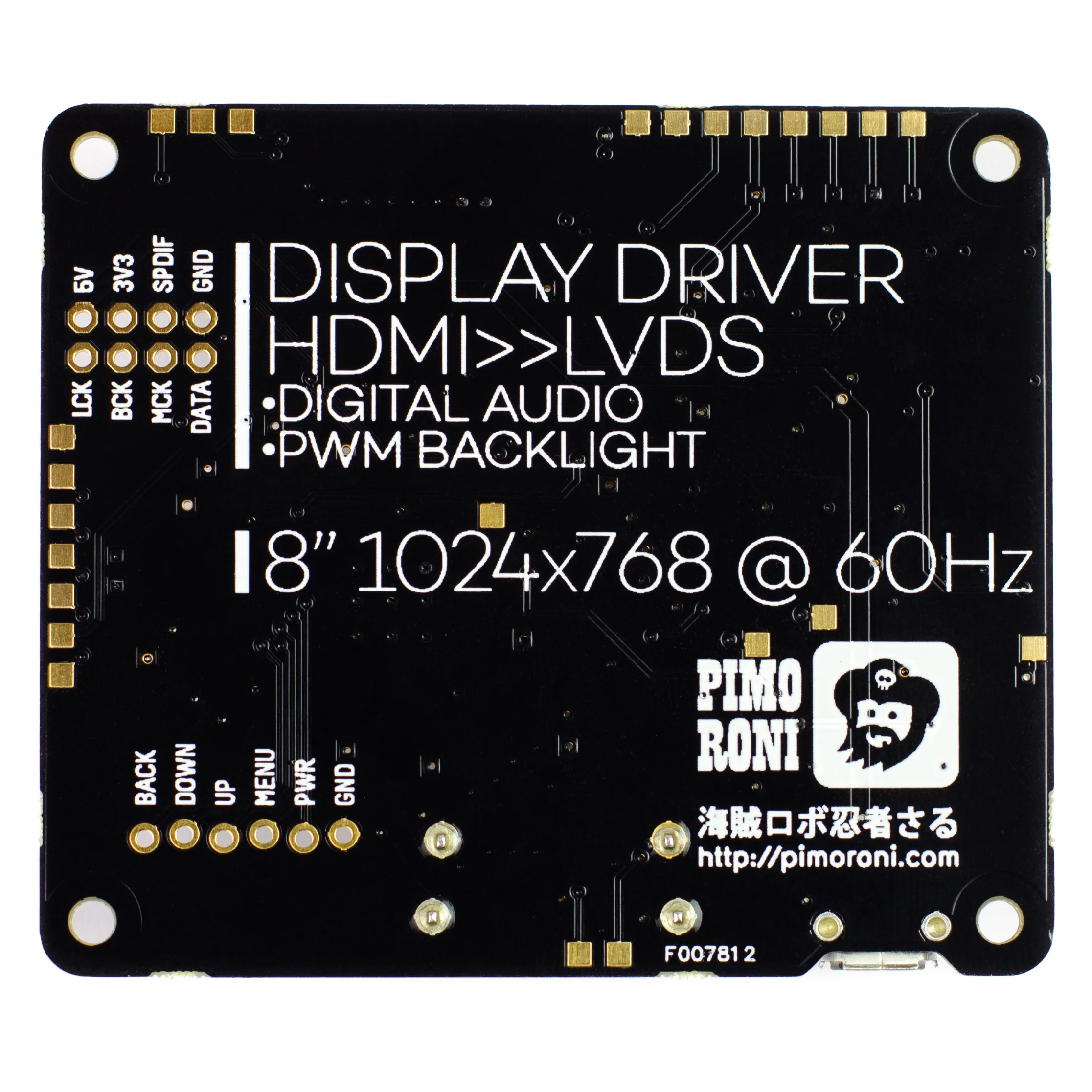 HDMI 8" IPS LCD Screen Kit (1024x768) - Image 5