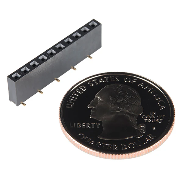 Header - 10-pin Female (SMD, 0.1") - Image 3
