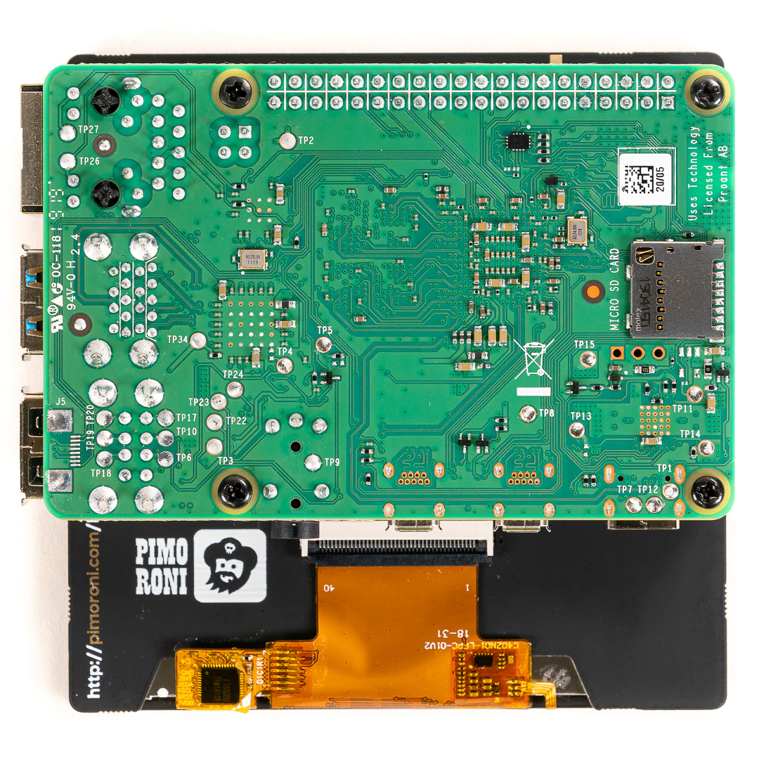 HyperPixel 4.0 Square - Hi-Res Display for Raspberry Pi - Image 6