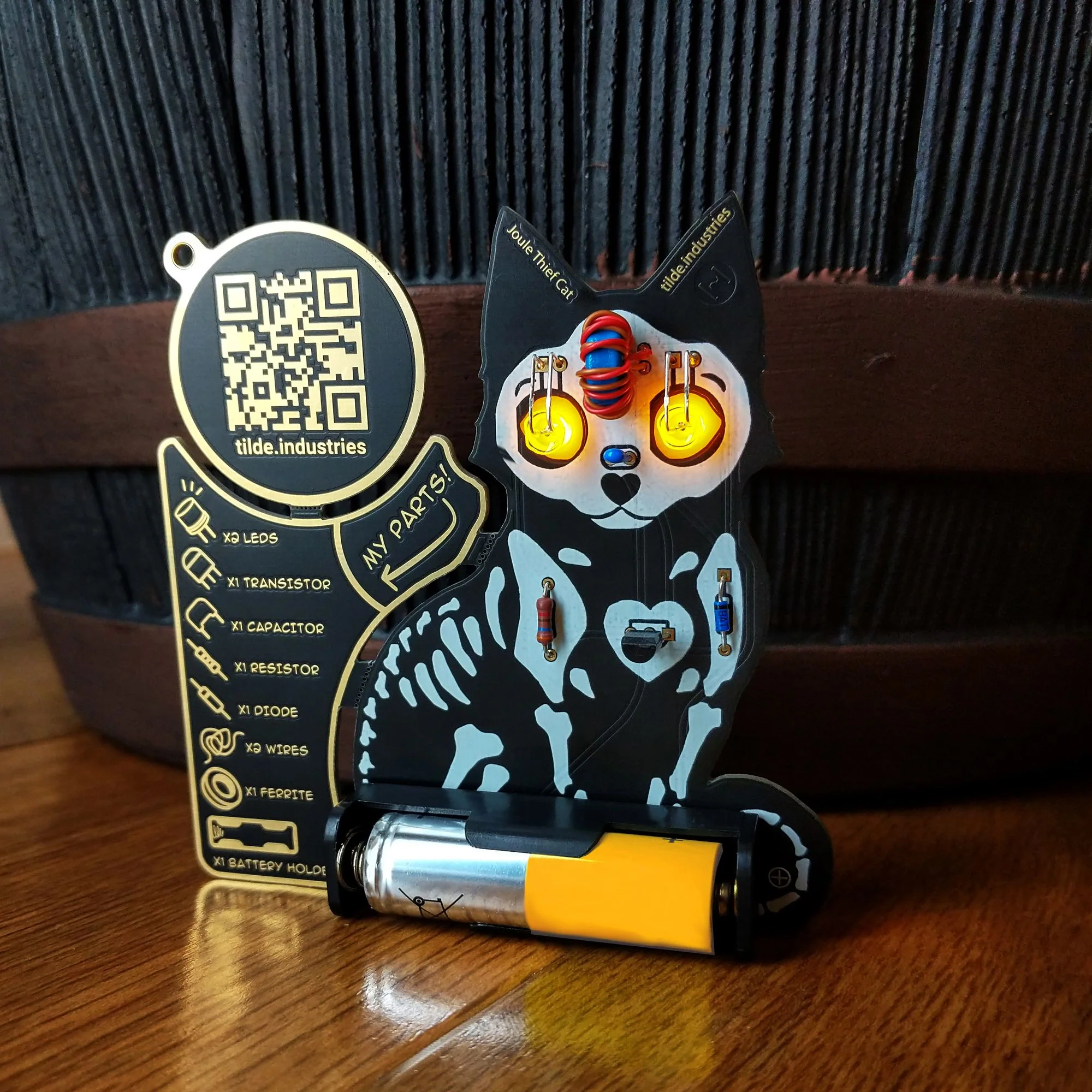 Joule Thief Cat Soldering Kit - Image 2
