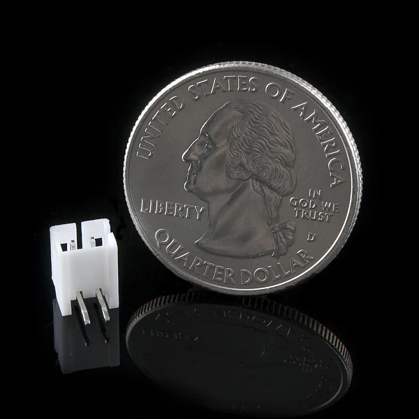 JST-PH Right-Angle Connector - Through-Hole 2-Pin - Image 4
