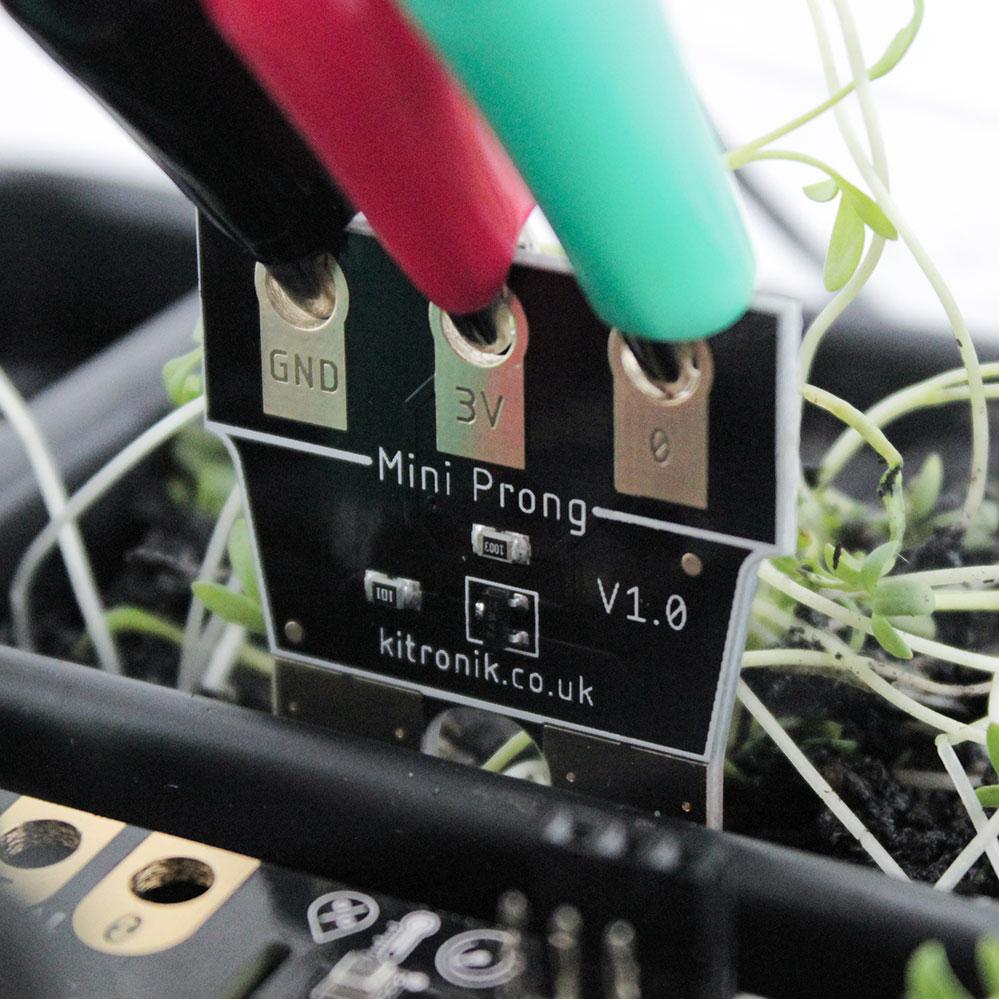 Kitronik 'Mini' Prong Soil Moisture Sensor for BBC micro:bit - Image 2