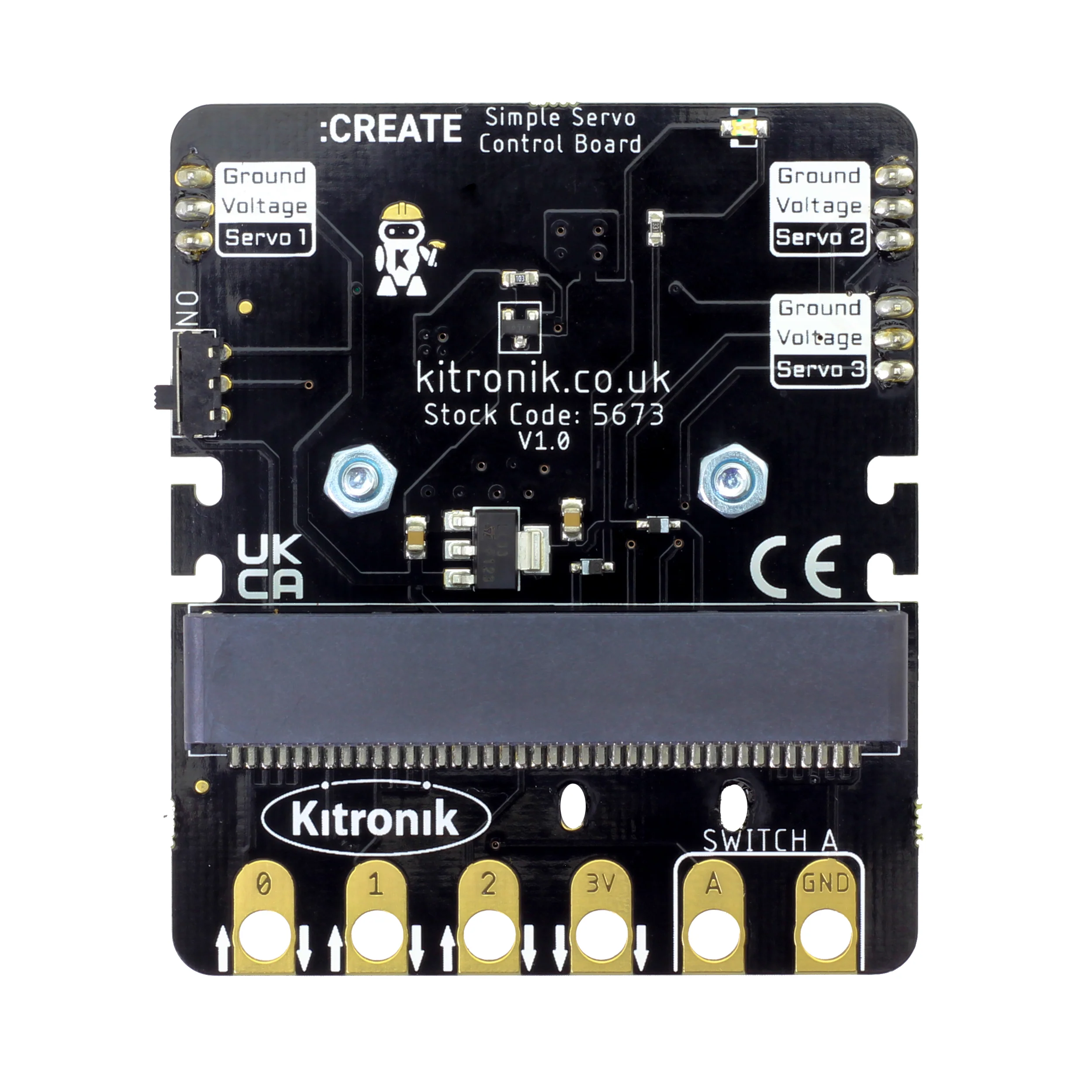 Kitronik Simple Servo Control Board for BBC micro:bit - Image 4