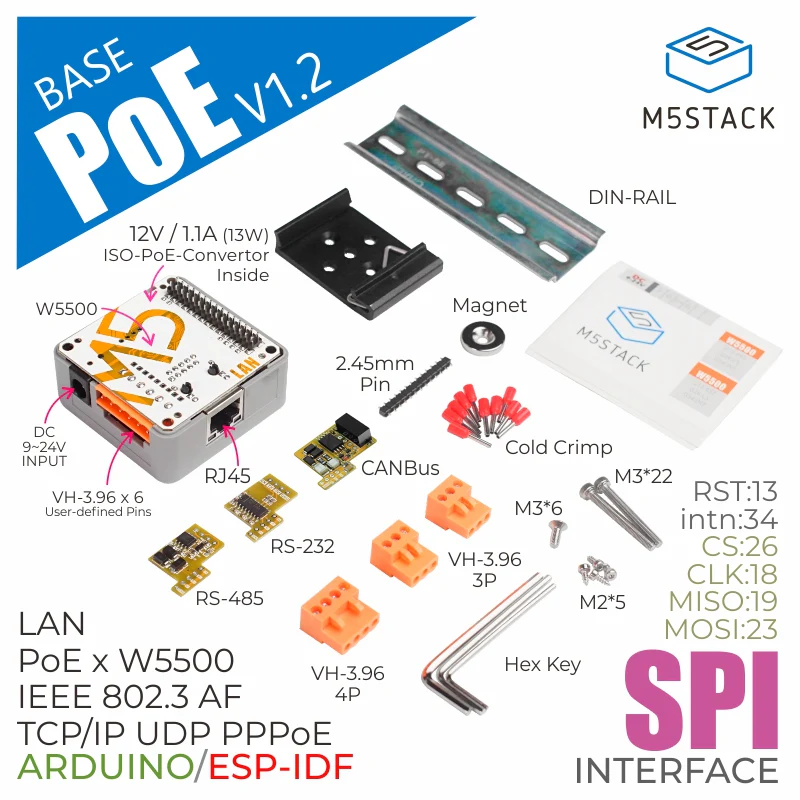 LAN Module W5500 with POE V12 - Image 2