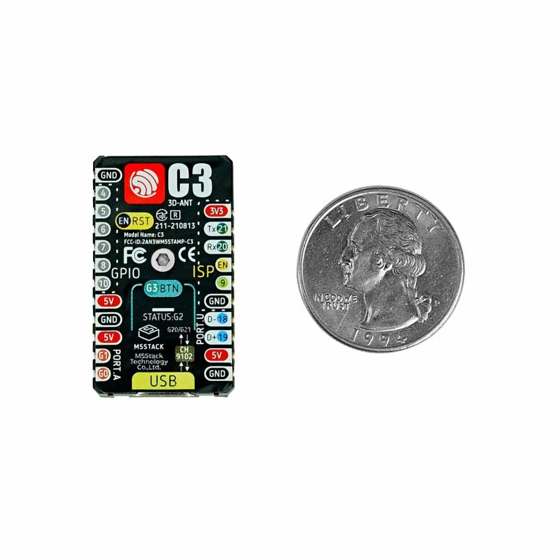 M5Stamp C3 Mate with Pin Headers - Image 5