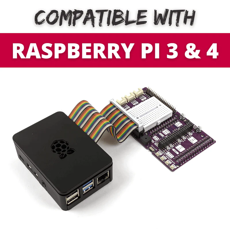 Maker Hat Base - HAT & GPIO Extension for Raspberry Pi 400 - Image 3