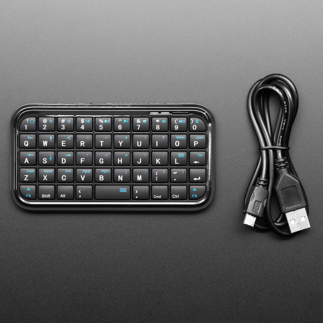 Mini Bluetooth Keyboard – Black - Image 3