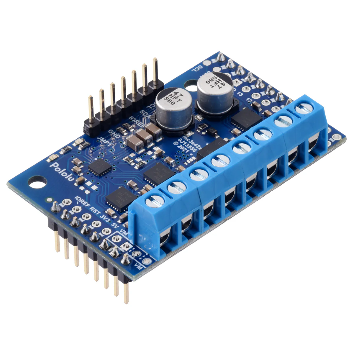 Motoron M3S256 Triple Motor Controller Shield Kit for Arduino - Image 6