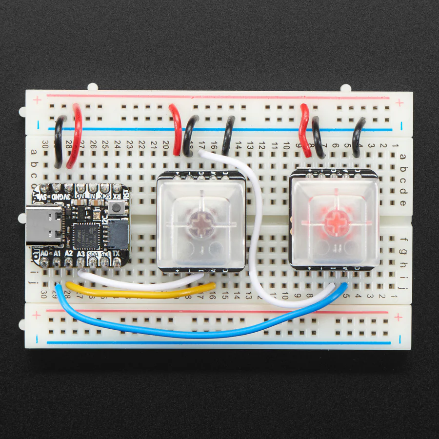 NeoKey Socket Breakout for Mechanical Key Switches with NeoPixel - For MX Compatible Switches - Image 3