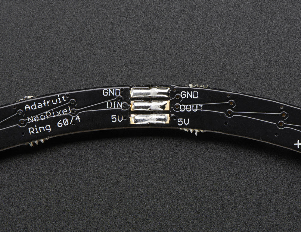 NeoPixel 1/4 60 Ring - 5050 RGB LED w/ Integrated Drivers - Image 5