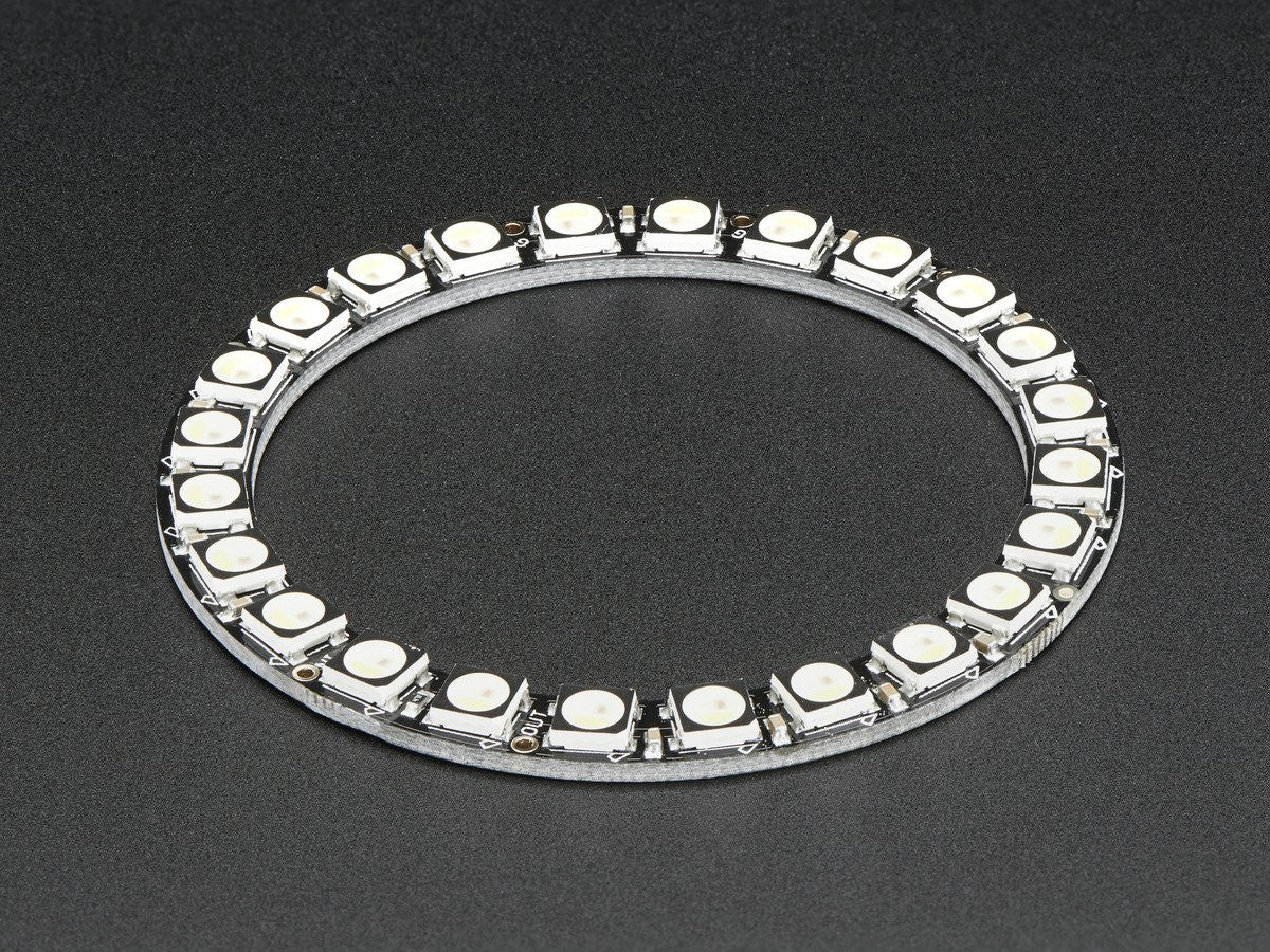 NeoPixel Ring - 24 x 5050 RGBW LEDs w/ Integrated Drivers - Image 3