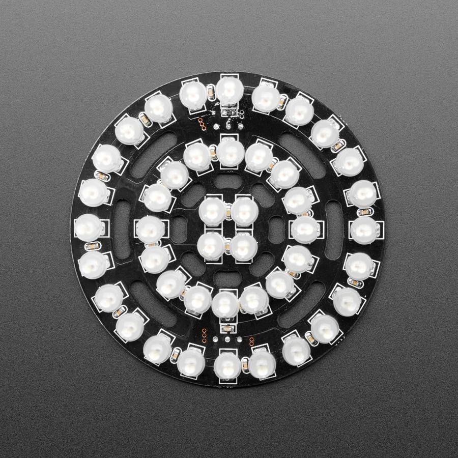 NeoPixel Triple-Ring Board with 44 Thru-Hole LEDs - 66mm Diameter
