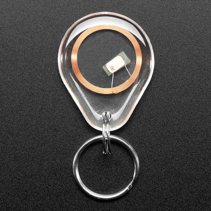 NTAG203 (13.56MHz RFID/NFC) Clear Keychain Fob - Image 3