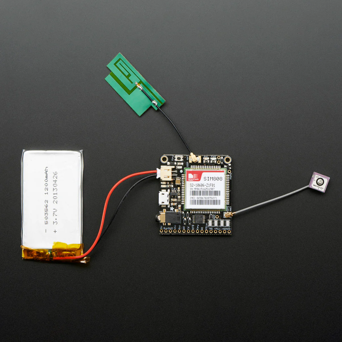 Passive GPS Antenna uFL - 9mm x 9mm -2dBi gain - Image 2
