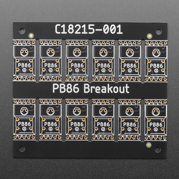 PB86 Step Switch Breadboard-Friendly Breakout PCB - Pack of 12 - Image 3