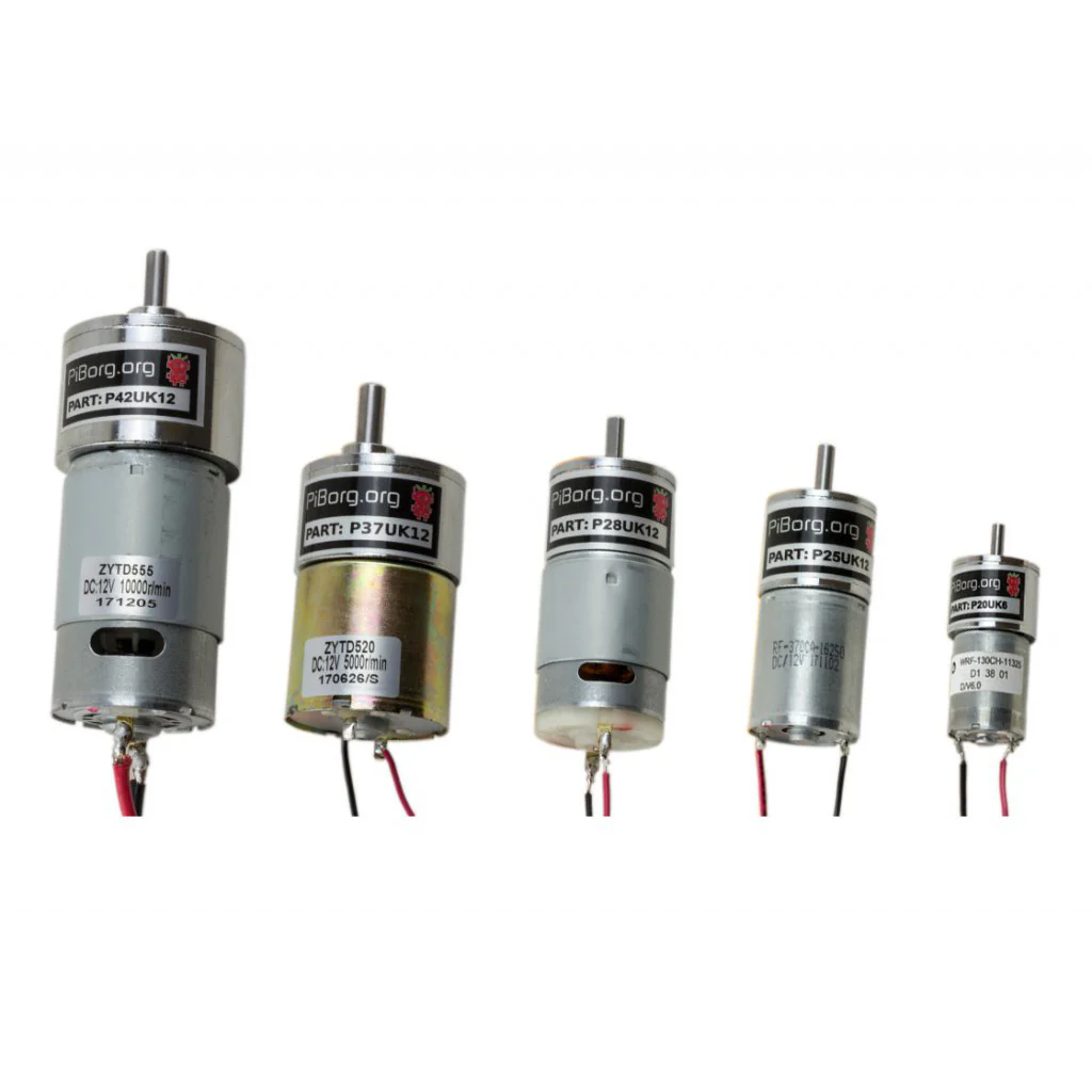 PiBorg Motor 12V 450RPM - 42mm - Image 2