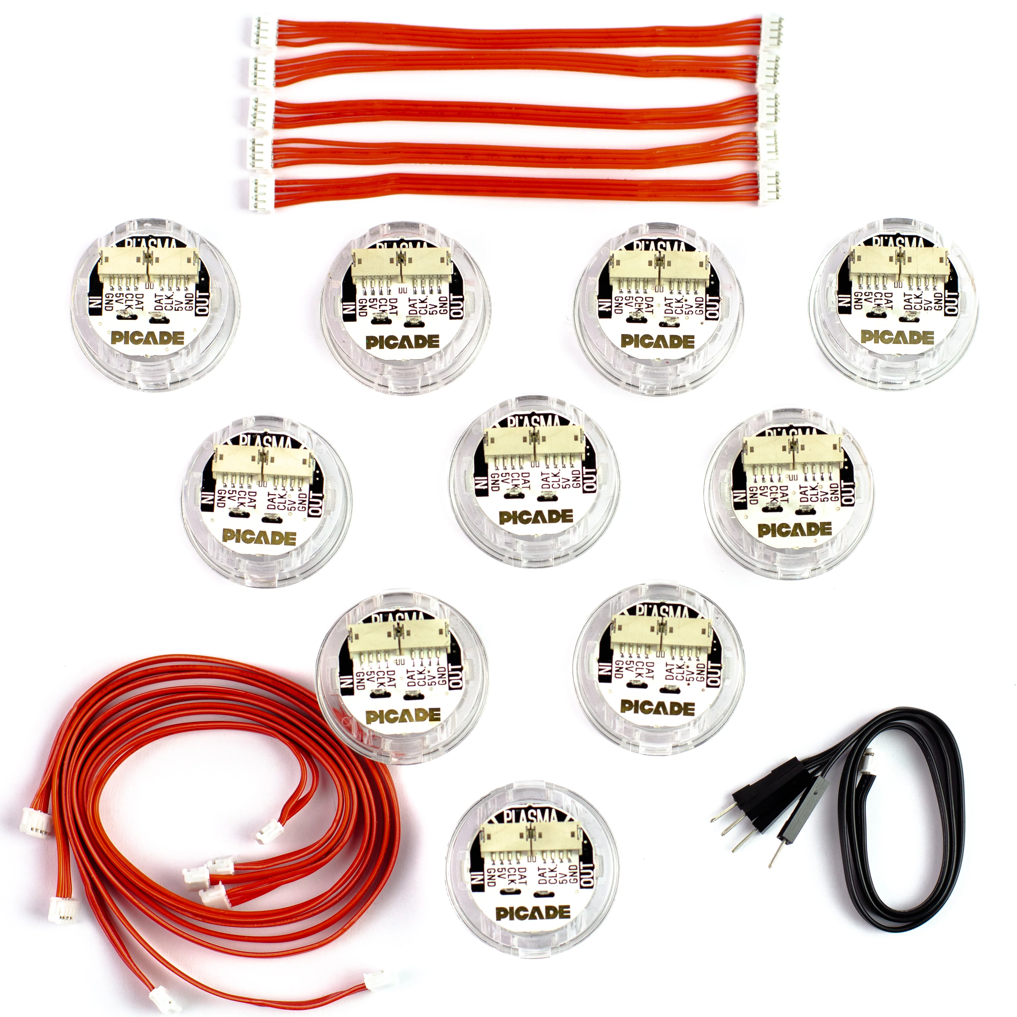 Picade Plasma Kit - Illuminated Arcade Buttons - Image 6