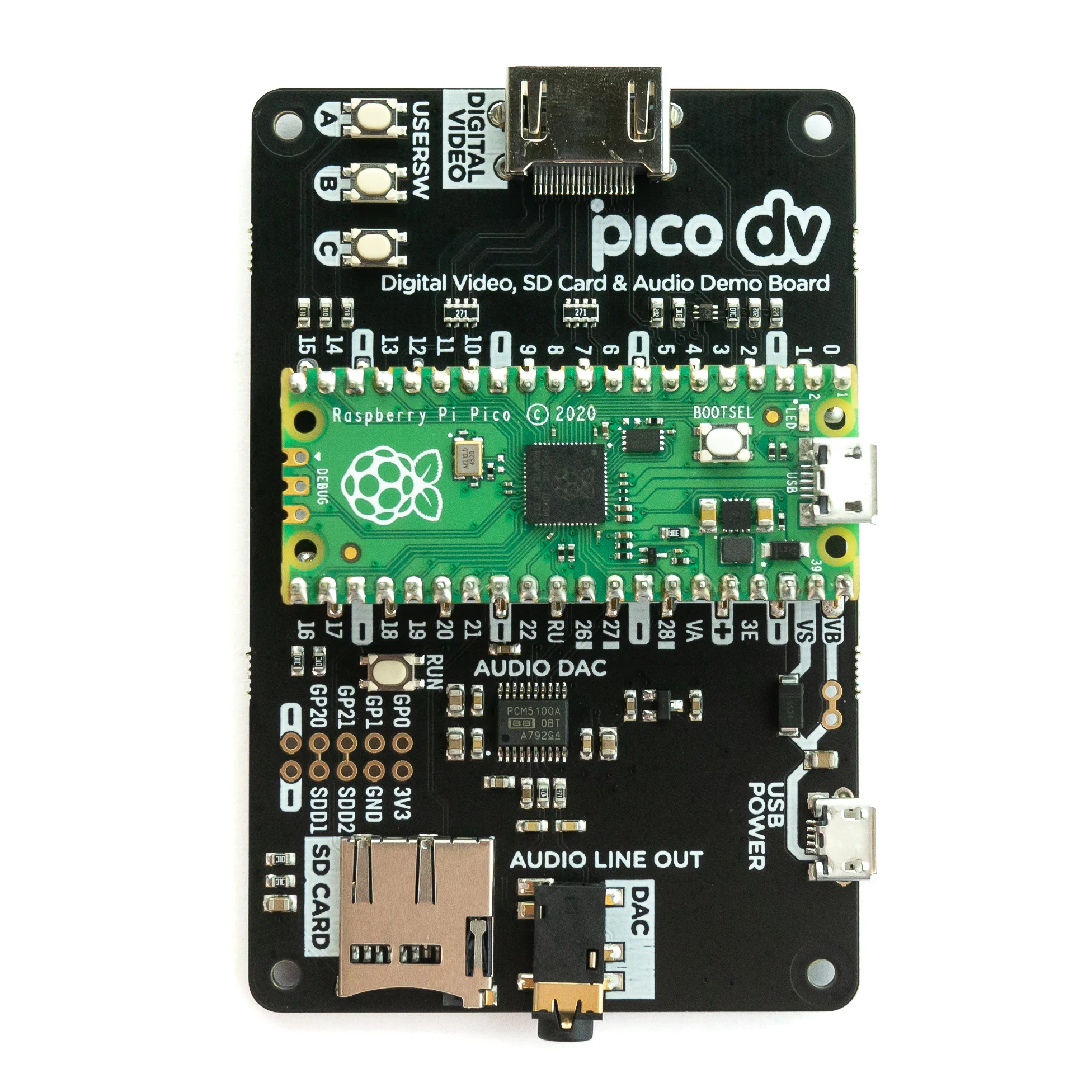 Pimoroni Pico DV Demo Base - Image 4