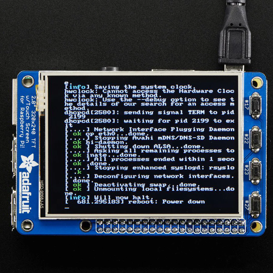 PiTFT Plus Assembled 320x240 2.8" TFT + Resistive Touchscreen - Image 7
