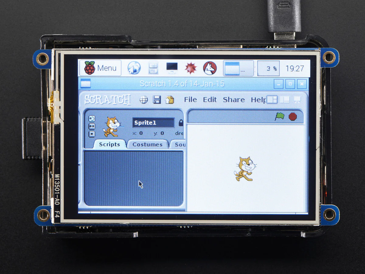 PiTFT Plus 480x320 3.5" TFT+Touchscreen for Raspberry Pi - Image 5