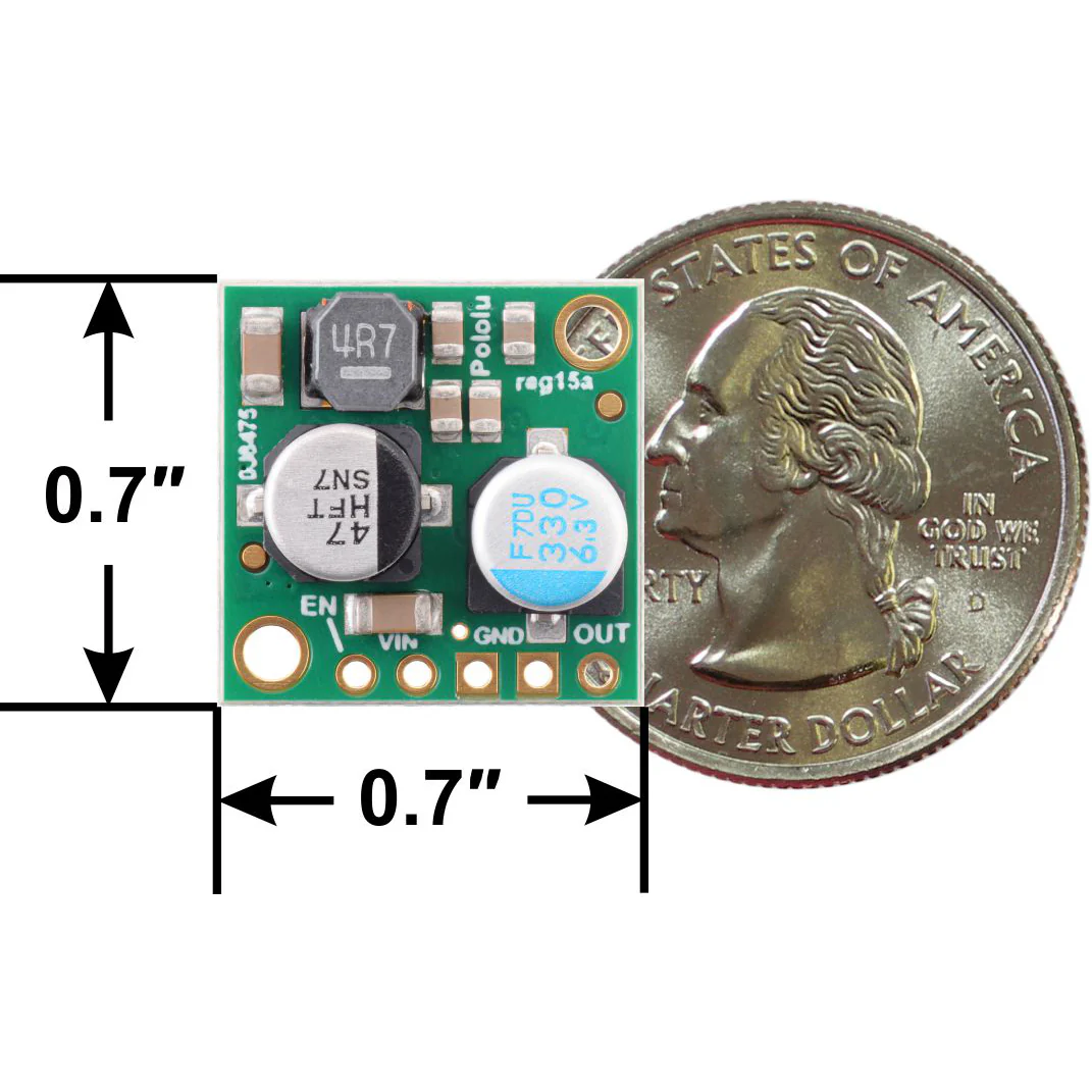 Pololu 3.3V, 2.5A Step-Down Voltage Regulator D24V25F3 - Image 7