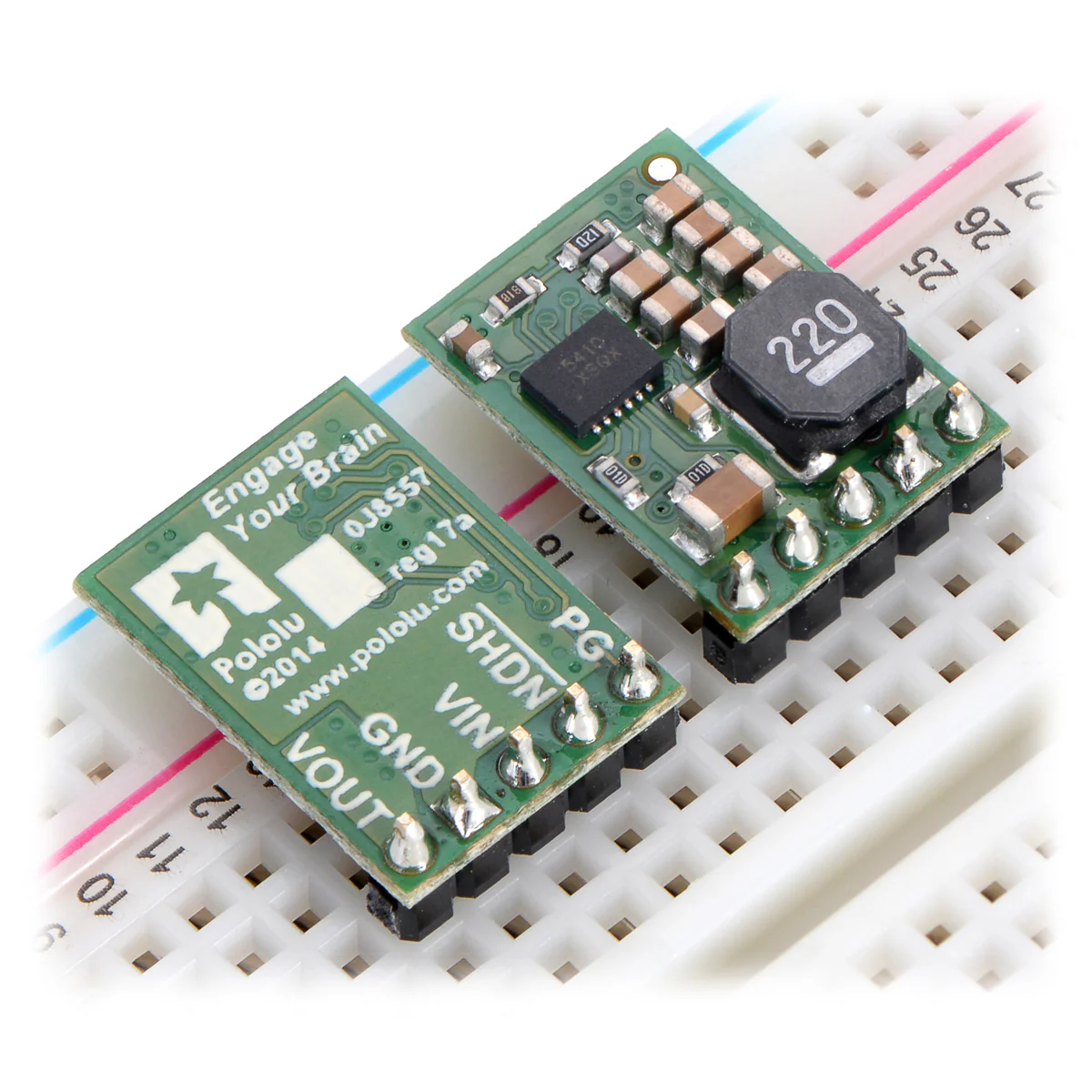 Pololu 9V, 1A Step-Down Voltage Regulator D24V10F9 - Image 3