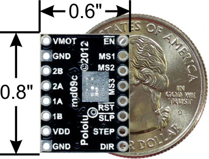 Pololu A4988 Stepper Motor Driver Carrier, Black Edition - Image 3