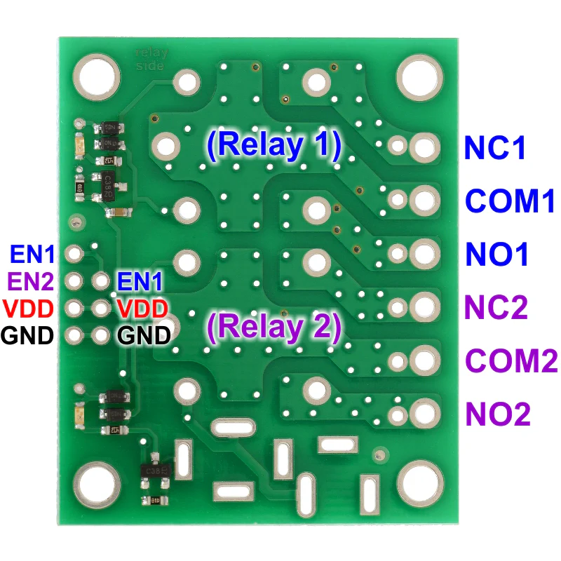 Pololu Basic 2-Channel SPDT Relay Carrier with 12VDC Relays (Assembled) - Image 5