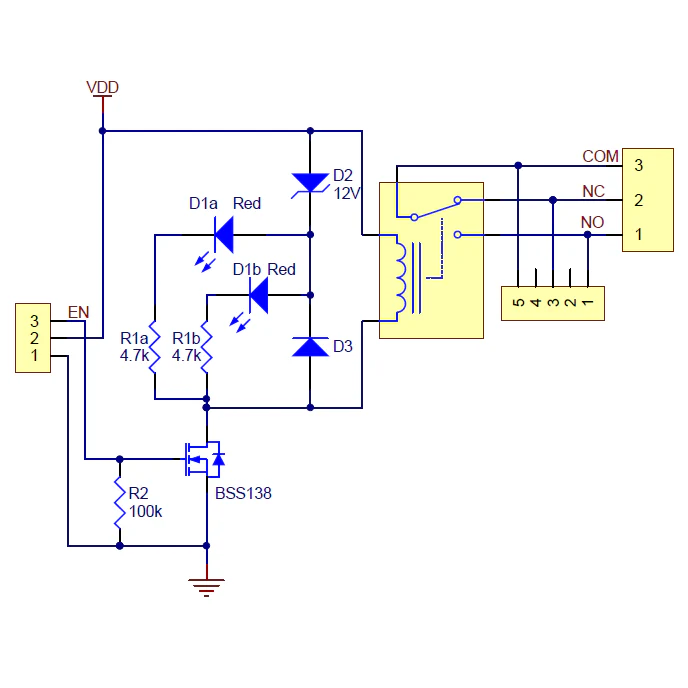 Pololu Basic SPDT Relay Carrier with 12VDC Relay (Assembled) - Image 4
