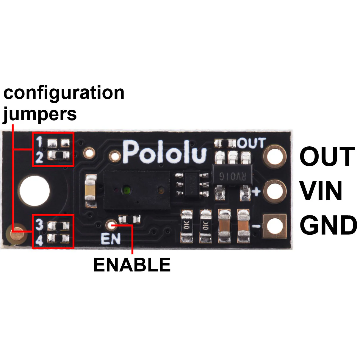 Pololu Distance Sensor with Pulse Width Output - Image 3