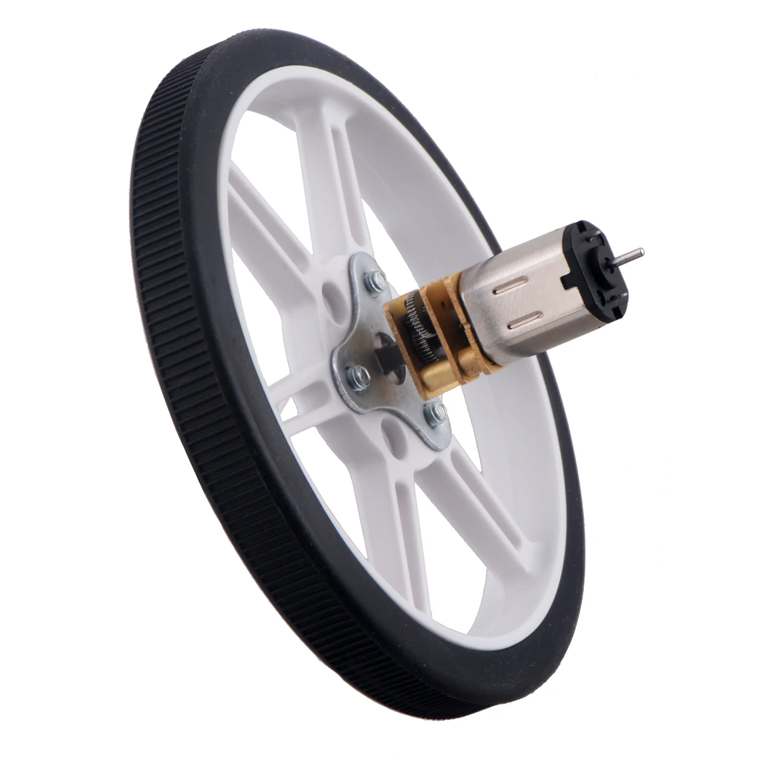 Pololu Multi-Hub Wheel w/Inserts for 3mm and 4mm Shafts - 80×10mm, 2-Pack - Image 10