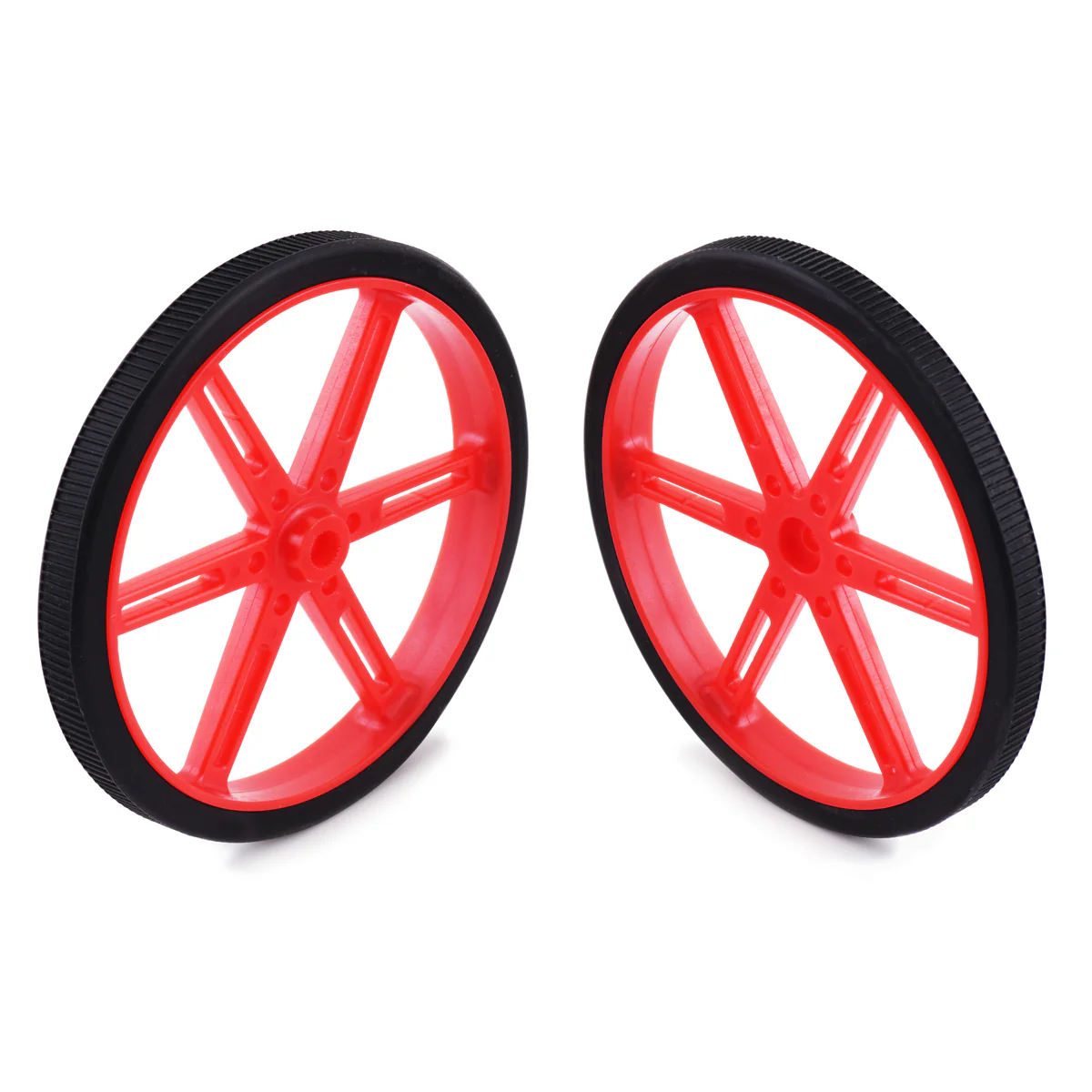 Pololu Wheel for Standard Servo Splines (25T, 5.8mm) - 90×10mm, 2-Pack - Image 2