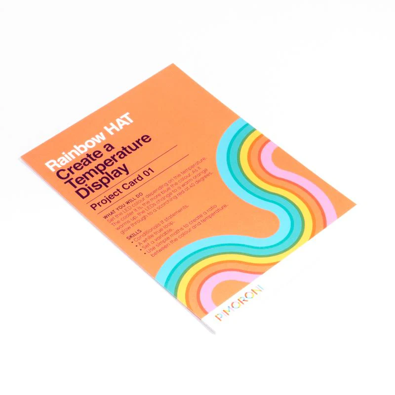 Rainbow HAT Learning Cards - Image 2