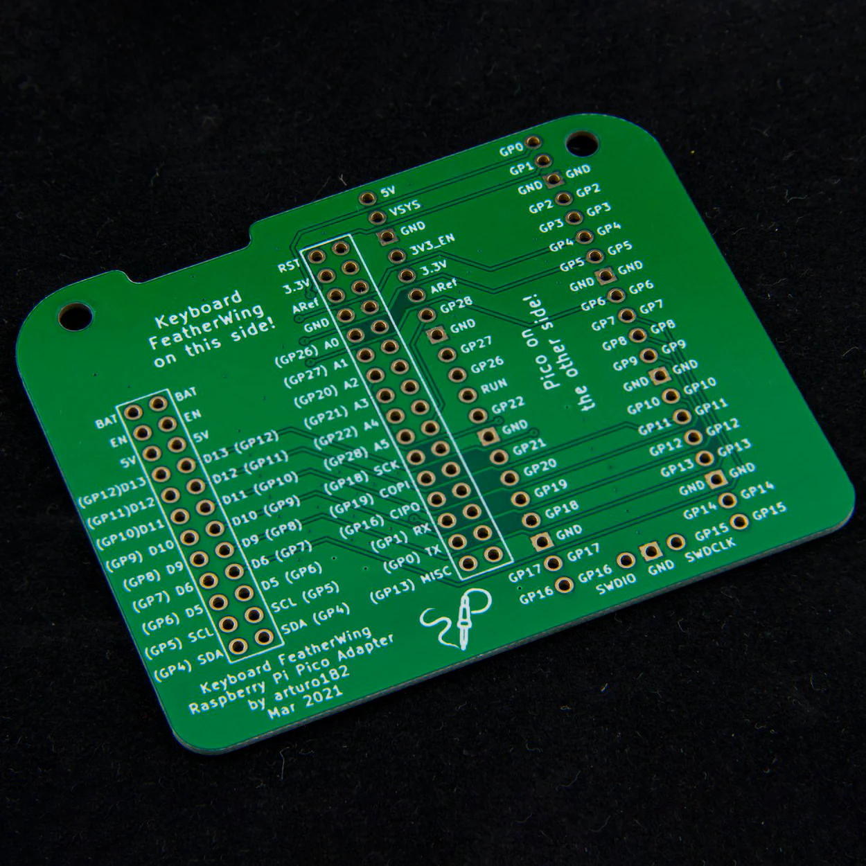 Raspberry Pi Pico adapter for Keyboard FeatherWing - Image 2