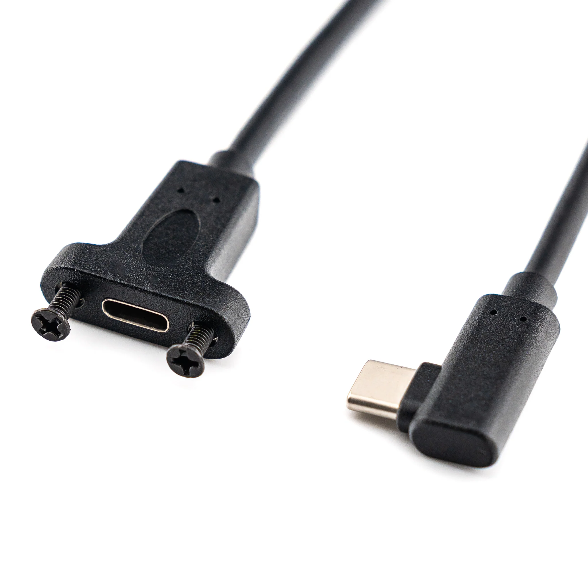 Right-angle Panel Mount Extension Cables (25cm) - Image 2