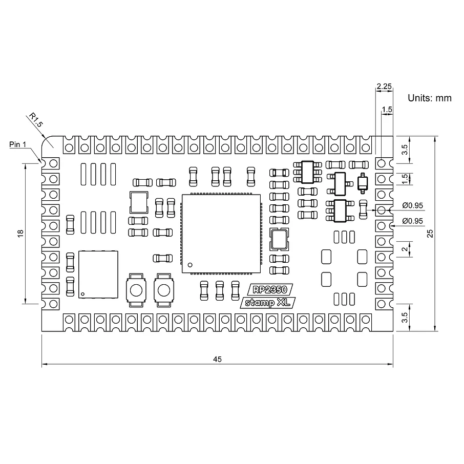 RP2350 Stamp XL - Image 7